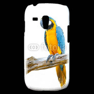 Coque Samsung Galaxy S3 Mini Perroquet Macaw Bleu et jaune