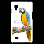 Coque LG Optimus L9 Perroquet Macaw Bleu et jaune
