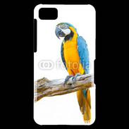 Coque Blackberry Z10 Perroquet Macaw Bleu et jaune