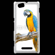Coque Sony Xperia M Perroquet Macaw Bleu et jaune