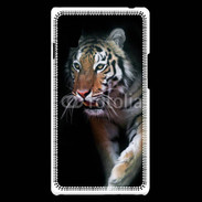 Coque LG Optimus L9 Portrait d'un tigre 25