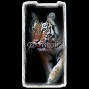 Coque LG P990 Portrait d'un tigre 25
