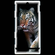 Coque Sony Xperia U Portrait d'un tigre 25