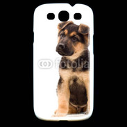 Coque Samsung Galaxy S3 Portrait chiot Berger allemand
