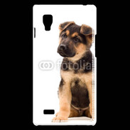 Coque LG Optimus L9 Portrait chiot Berger allemand