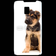 Coque LG P990 Portrait chiot Berger allemand