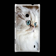Coque Nokia Lumia 520 Magnifique chat persan aux yeux bleus