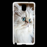 Coque Samsung Galaxy Note 3 Magnifique chat persan aux yeux bleus