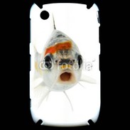 Coque Blackberry 8520 Poisson Silver Koi de face