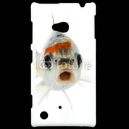 Coque Nokia Lumia 720 Poisson Silver Koi de face