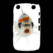 Coque Blackberry Curve 9320 Poisson Silver Koi de face