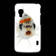 Coque LG L5 2 Poisson Silver Koi de face