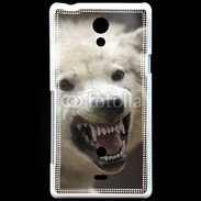 Coque Sony Xperia T Attention au loup