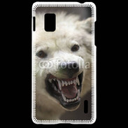 Coque LG Optimus G Attention au loup