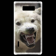 Coque LG Optimus L7 Attention au loup