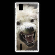 Coque Huawei Ascend P2 Attention au loup