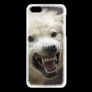 Coque iPhone 5C Attention au loup