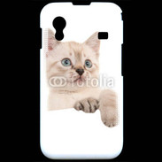 Coque Samsung ACE S5830 Petit chaton en portrait