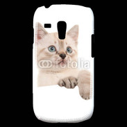 Coque Samsung Galaxy S3 Mini Petit chaton en portrait