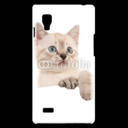 Coque LG Optimus L9 Petit chaton en portrait