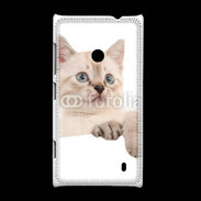 Coque Nokia Lumia 520 Petit chaton en portrait