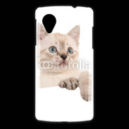 Coque LG Nexus 5 Petit chaton en portrait