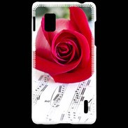 Coque LG Optimus G La musique en rose