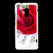 Coque HTC One Max La musique en rose