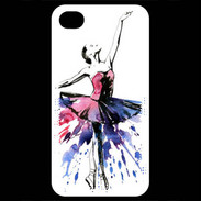 Coque iPhone 4 / iPhone 4S Danse classique en illustration