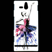 Coque Sony Xperia U Danse classique en illustration