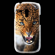 Coque Samsung Galaxy S3 Mini Portrait d'un léopard