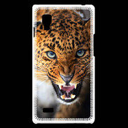 Coque LG Optimus L9 Portrait d'un léopard