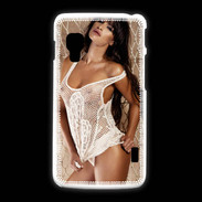 Coque LG L5 2 Belle brune 2