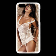 Coque iPhone 5C Belle brune 2