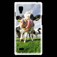 Coque LG Optimus L9 Humour vache 10