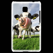Coque LG Optimus L3 II Humour vache 10