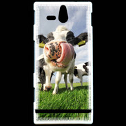 Coque Sony Xperia U Humour vache 10