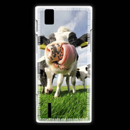 Coque Huawei Ascend P2 Humour vache 10