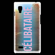 Coque LG Optimus L9 Célibataire rose ZG