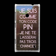 Coque Nokia Lumia 520 Code pin rose ZG