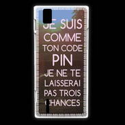 Coque Huawei Ascend P2 Code pin rose ZG