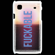 Coque Samsung Galaxy S Fuckable bleu ZG