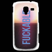 Coque Samsung Galaxy Ace 2 Fuckable bleu ZG