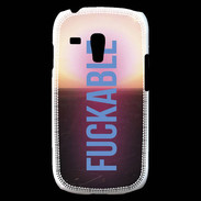 Coque Samsung Galaxy S3 Mini Fuckable bleu ZG