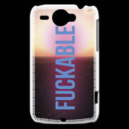 Coque HTC Wildfire G8 Fuckable bleu ZG