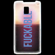 Coque LG P990 Fuckable bleu ZG