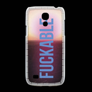 Coque Samsung Galaxy S4mini Fuckable bleu ZG
