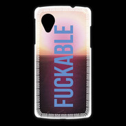 Coque LG Nexus 5 Fuckable bleu ZG
