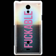 Coque Sony Xperia T Fuckable Rose ZG