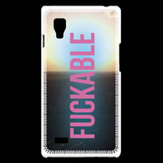 Coque LG Optimus L9 Fuckable Rose ZG